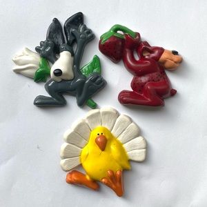 Vintage 80s Arjon Cereal Prize Magnets Set (B2)